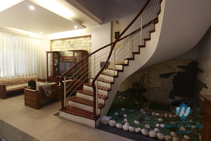 Furnished four bedrooms house for rent in Cau Giay district, Ha Noi